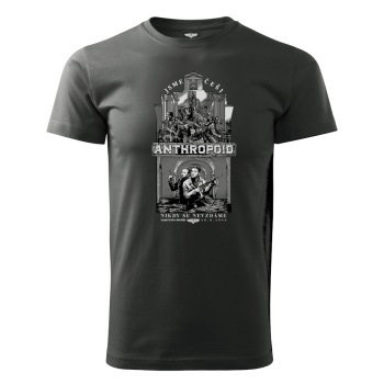 Army T-shirt ANTHROPOID – Nikdy se nevzdáme, Mars & Arms