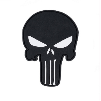 3D PVC nášivka Punisher, 101 INC