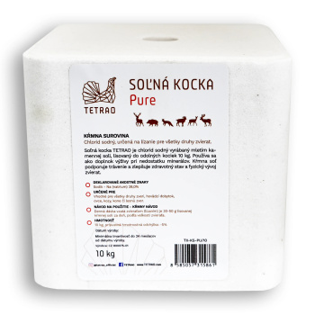 Solná kostka Pure, 10 kg, Tetrao
