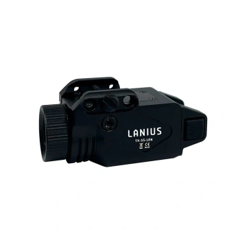 Lanius pistol flashlight, 500 lm, Green laser, Tetrao