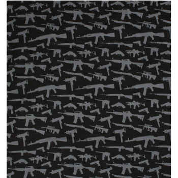 Gun Pattern Bandana, Black, Rothco