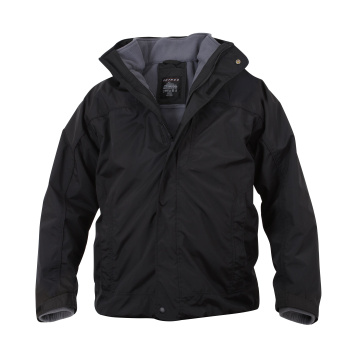 All Weather 3-In-1 Jacket, Black, Rothco