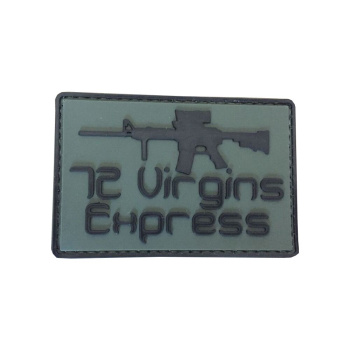 PVC patch "72 Virgins Express"