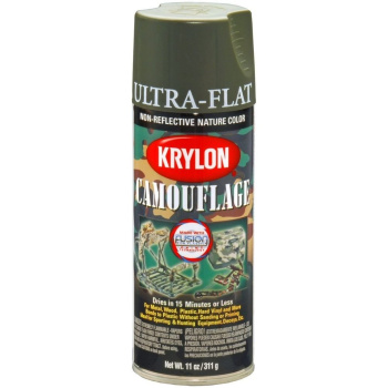 Camouflage spray paint, olive, Krylon