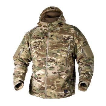 Patriot Jacket - Double Fleece, Helikon, Camo, S
