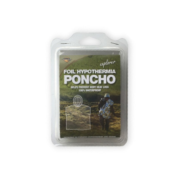Emergency poncho, silver, BCB