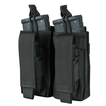 Double pouch for 2x M4 and 2x pistol mag, Condor, Black