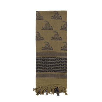 Gadsden Snake Shemagh Tactical Desert Scarf, Olive Drab, Rothco