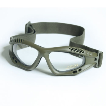 Commando Air Pro glasses, olive, clear, Mil-Tec