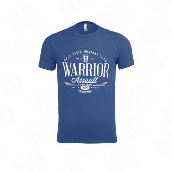 Vintage Real Steel T-Shirt, Warrior, Heather Blue, L