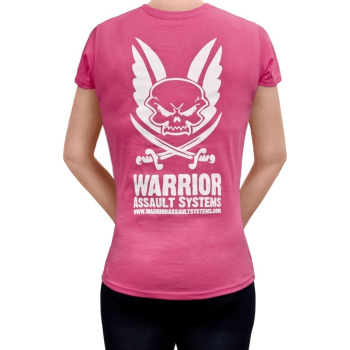 Lady-Fit T-shirt, Warrior, Hot pink, XL