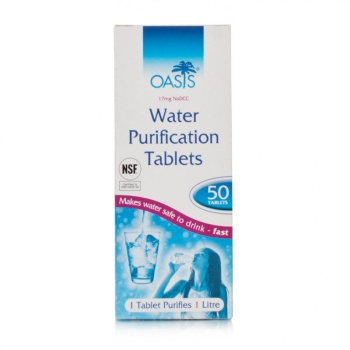 Water Purifying Tablets, 50 tablets, BCB
