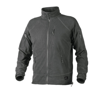 Alpha Tactical Jacket - Grid Fleece, Helikon, Shadow Grey, L