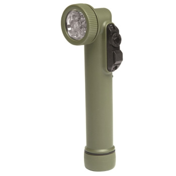 Army flashlight 6 LED, 4 colors, olive, Mil-Tec