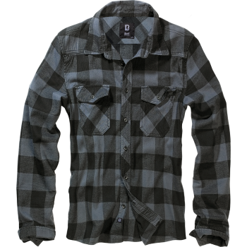 Men's shirt Check Shirt, Brandit, Black / Grey, M