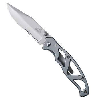 Gerber Paraframe I Folding Knife - Stainless, Serrated