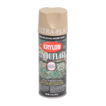 Camouflage color in spray  Krylon, sandy