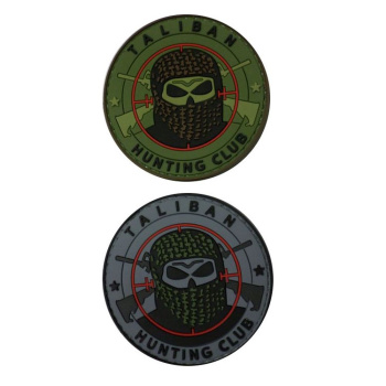 PVC nášivka Taliban Hunting Club