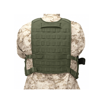 Assaulters Back Panel for Warrior Elite Ops Chest Rig, Warrior, Olive, without pouches