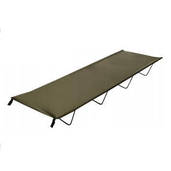 Steel folding bed, low, olive, Mil-Tec