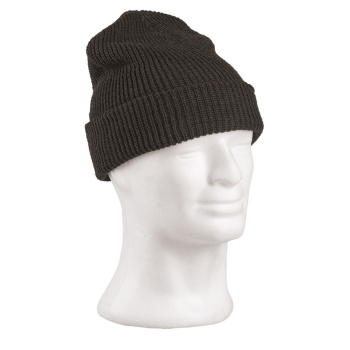 Winter knitted hat, black, Mil-Tec