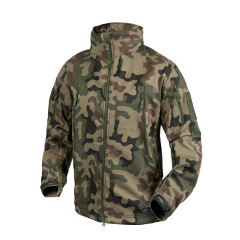 Gunfighter Softshell Jacket, Helikon, PL woodland, L