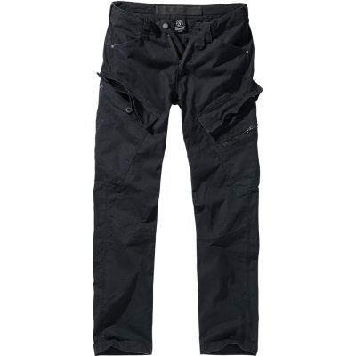 Kalhoty Brandit Adven Slim Fit, Černé, XL