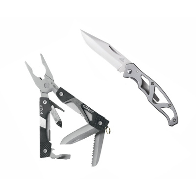 Gerber Set of Vise Pliers + Mini Paraframe Folding Knife