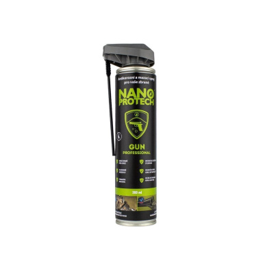 Cleaning, lubricating and anticorrosive spray Nanoprotech Gun, 300 ml