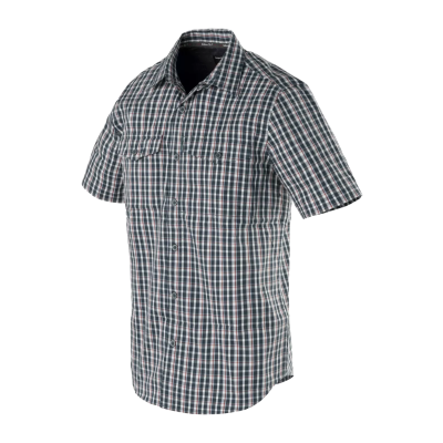 Kostkovaná košile pro skryté nošení zbraně, Helikon, krátký rukáv, Rustic Cloth Plaid, 2XL