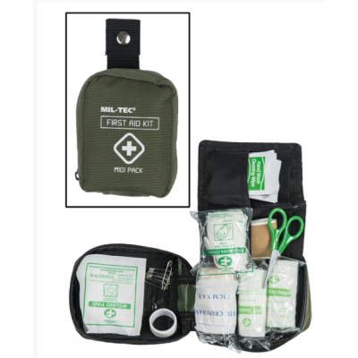Lékárnička First Aid Pack Midi, olivová, Mil-Tec