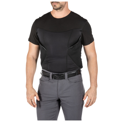 CCW Shirt CAMS S/S Baselayer, 5.11, Black, XL