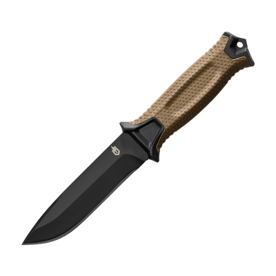 Gerber StrongArm Fixed Blade Knife, Coyote Brown, Fine Edge