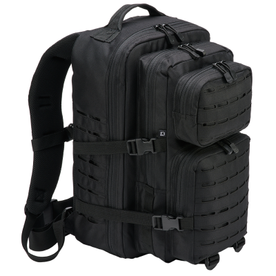 US Cooper LaserCut Large Backpack, 40 L, Brandit, black