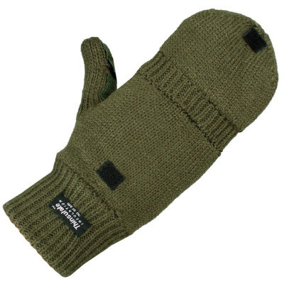 Knitted gloves, Mil-Tec, olive