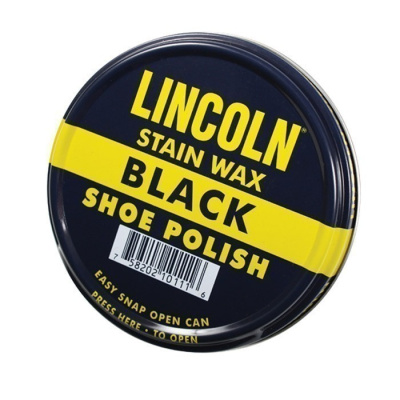 Lincoln U.S.M.C. Stain Wax Shoe Polish, Black, Rothco