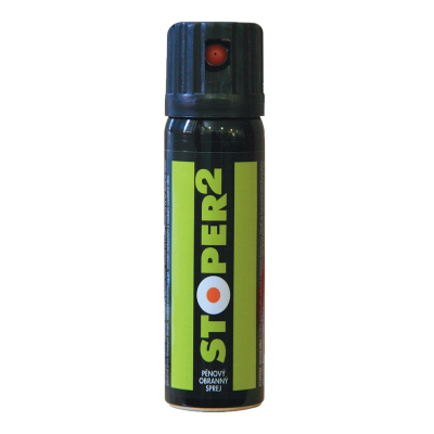 Pěnový pepřový sprej STOPER 2, 63 ml, A1 Security