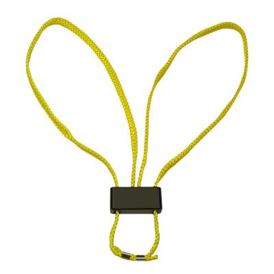 Disposable textile handcuffs ESP, 5 pcs, yellow