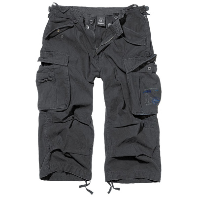 Men's 3/4 shorts Industry Vintage, Brandit, Black, XL