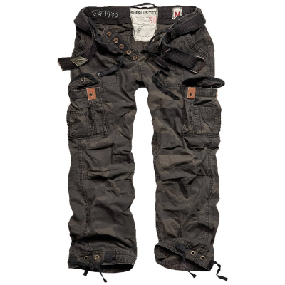 Pánské kalhoty Premium Vintage, Surplus, Blackcamo, 2XL