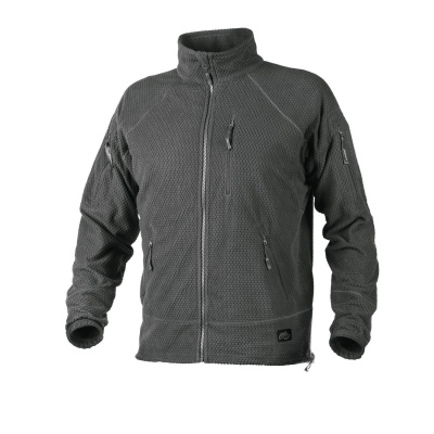 Alpha Tactical Jacket - Grid Fleece, Helikon, Shadow Grey, S