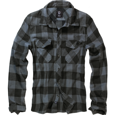 Men's shirt Check Shirt, Brandit, Black / Grey, L