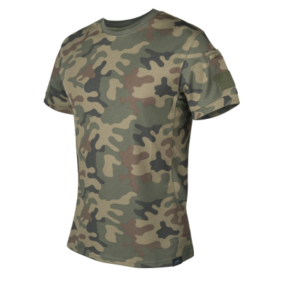 Taktické tričko TopCool, Helikon, PL Woodland, L