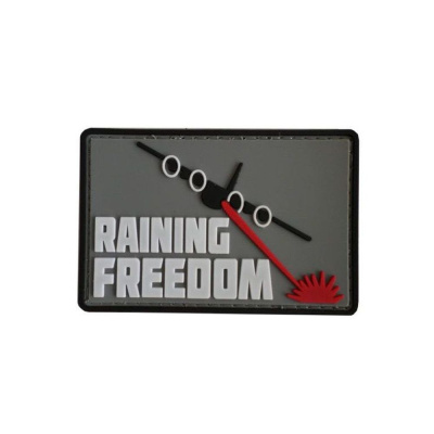 PVC nášivka Raining Freedom, barevná
