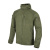 Alpha Hoodie Jacket - Grid Fleece, Helikon, Olive, M