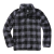 Teddyfleece Troyer Jacket, Brandit, black/grey, 2XL