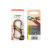 Aluminum double-sided carabiner with S-Biner SlideLock safety lock, Nite Ize, #3, coyote