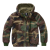Dětská bunda Windbreaker Frontzip, Brandit, woodland, 122/128