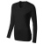 Women's Thermal Shirt Merino, Moira, Long Sleeves, Black, L