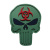 PVC nášivka Punisher Biohazard, Zelená